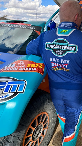 Scrutineering day Dakar 2022.jpg